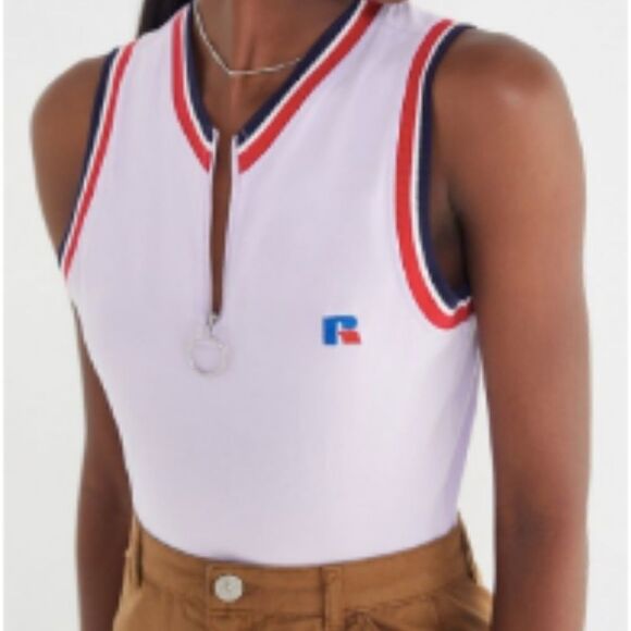 UO Russell Athletic Elektra Sleeveless Bodysuit - Picture 1 of 2
